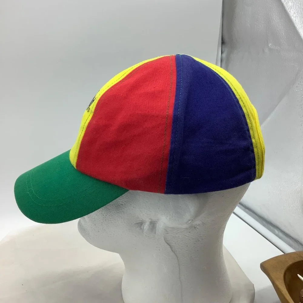 Disneyland Resort Mickey Mouse Baseball Cap‎ Hat Block Color Cotton Youth OS